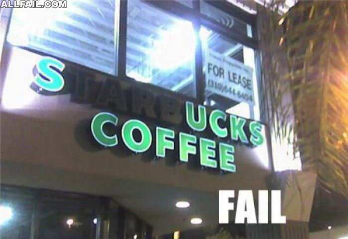 sucks coffee